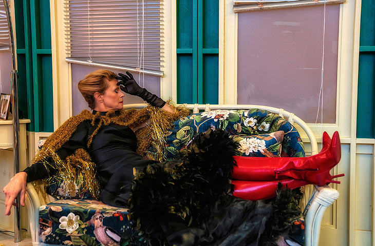 Leslie Malton in der Komödie „Ein Oscar für Emily“ in der Komödie im Bayerischen Hof (©Foto:Thomas Raese)